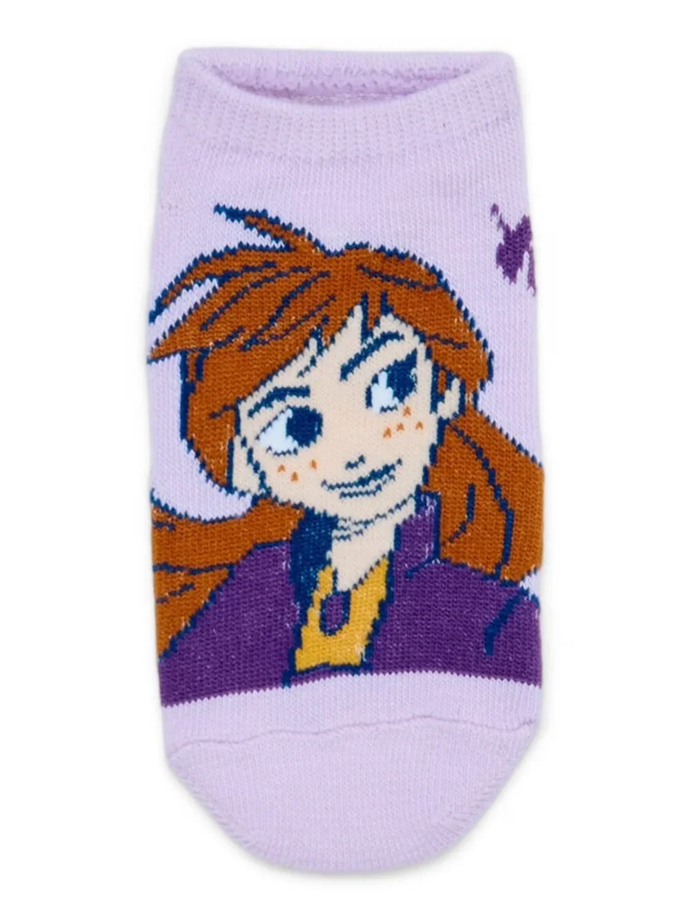 Disney Frozen Girls Toddler No Show Socks 6 pk Elsa Anna Size 4-7 New Gift Kids